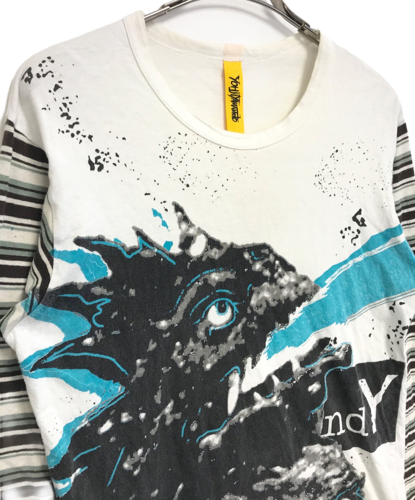 [Pre-owned] GROUND Y Collaboration print L/S cut and sewn GH-T17-808
