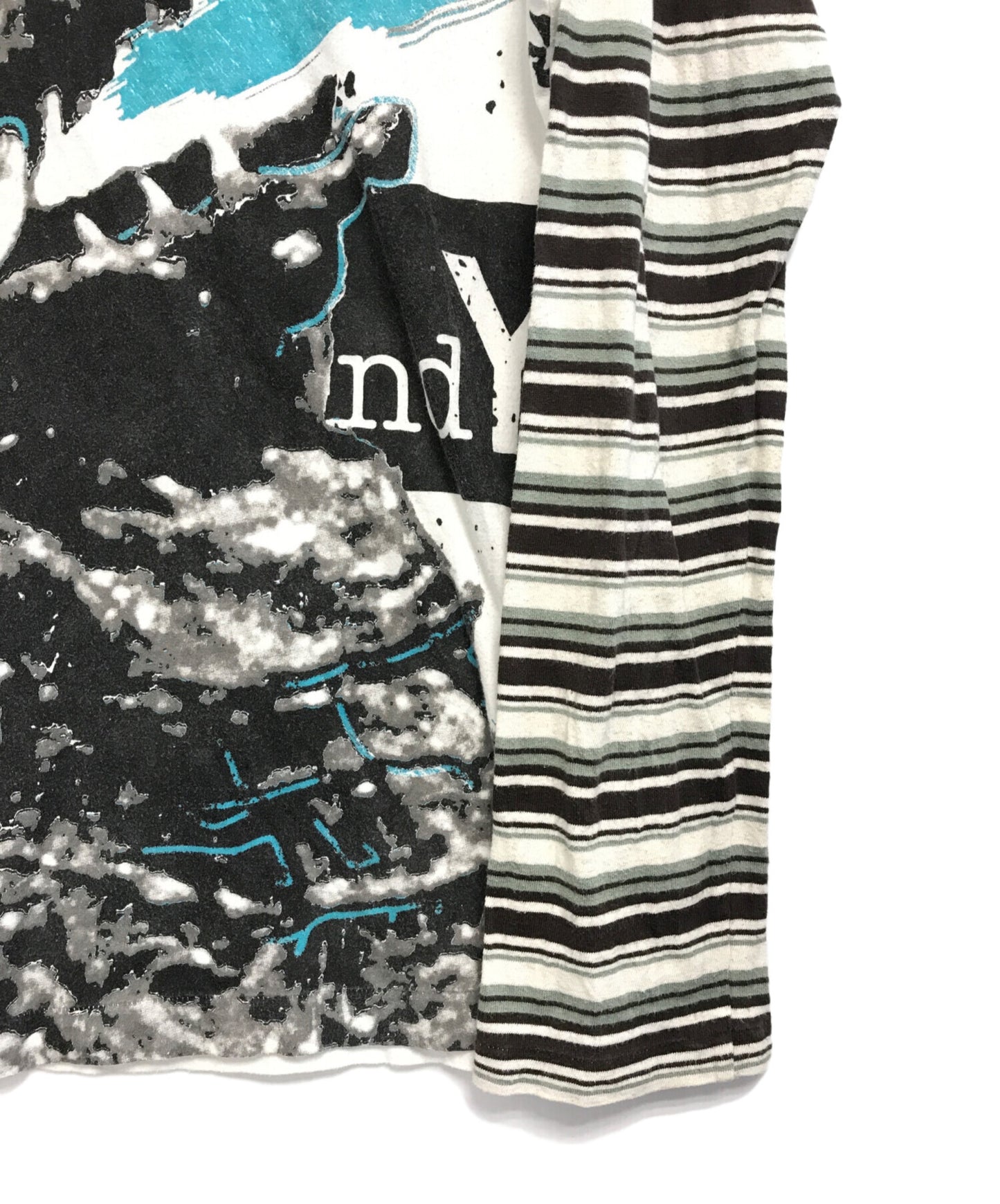 [Pre-owned] GROUND Y Collaboration print L/S cut and sewn GH-T17-808