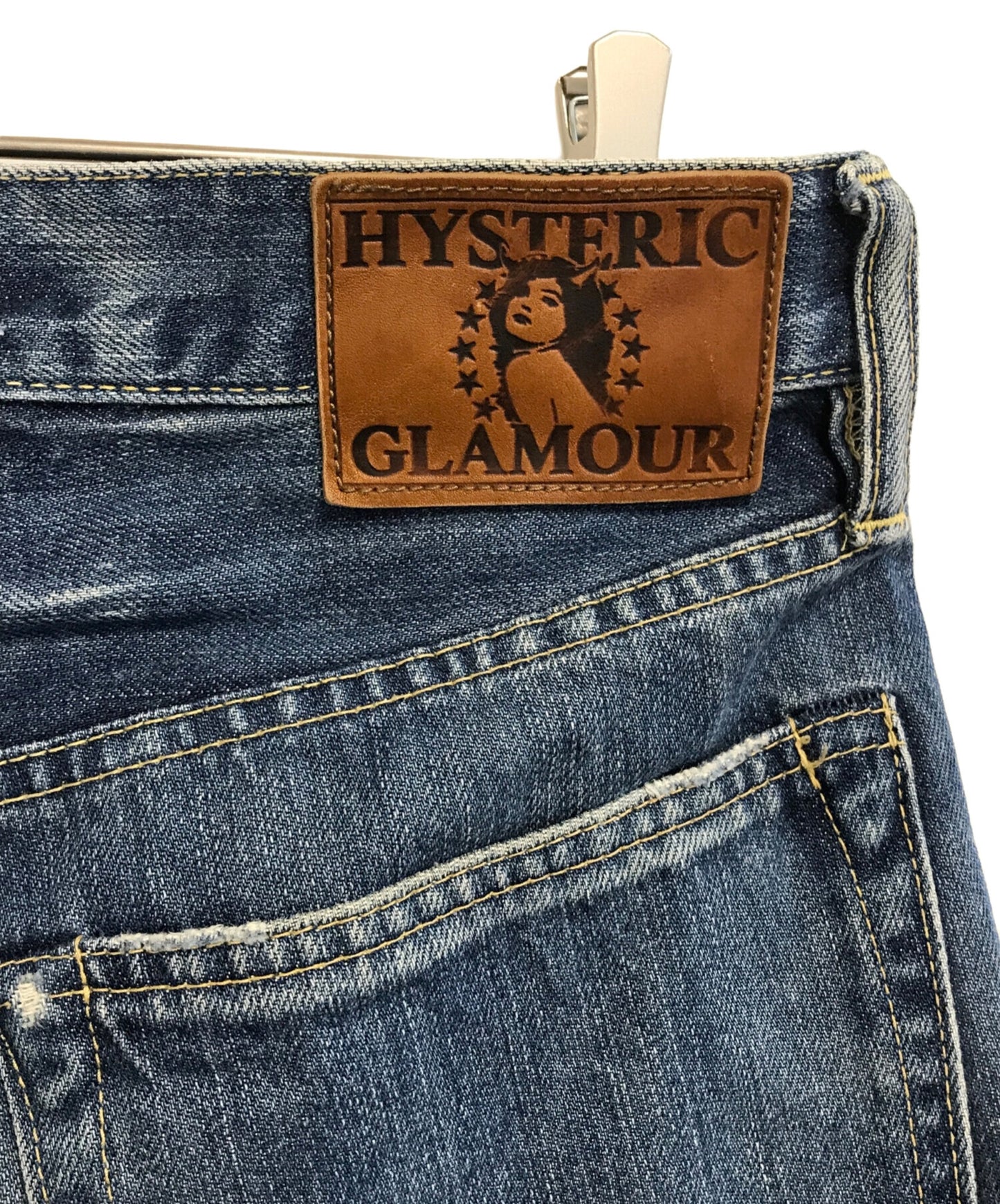 [Pre-owned] Hysteric Glamour SP processed studded denim pants 0263AP20