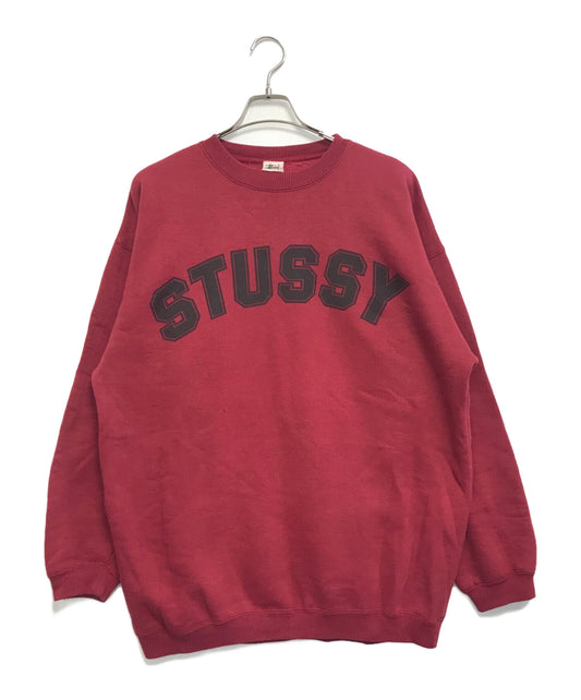 [Pre-owned] stussy 90s Logo Print Sweatshirt