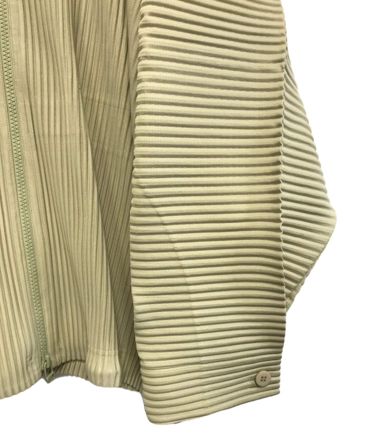 [Pre-owned] HOMME PLISSE ISSEY MIYAKE Pleated zip-up jacket HP51-JL121-42