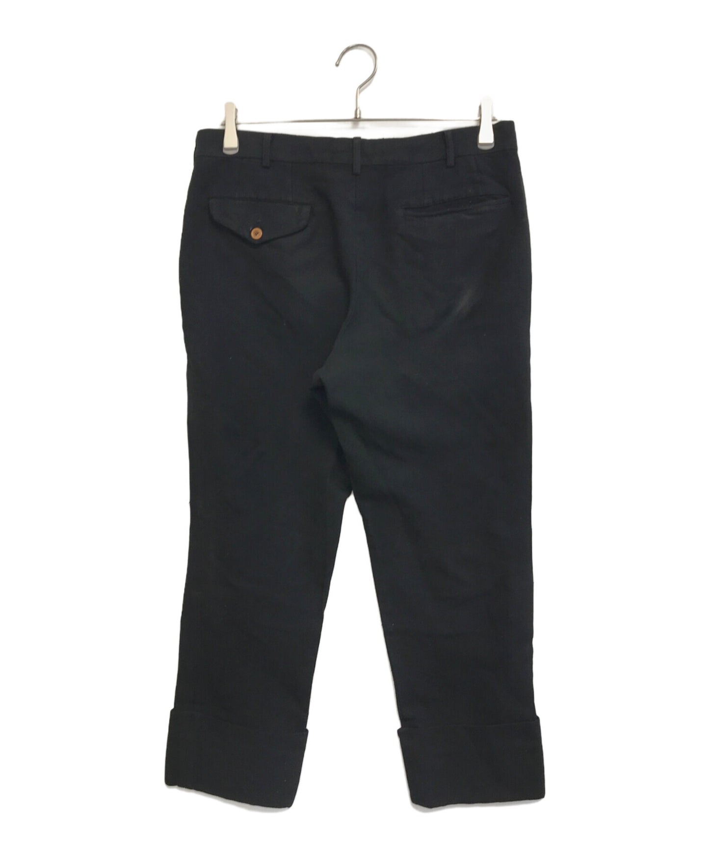 [Pre-owned] COMME des GARCONS HOMME PLUS Wool gaber shrink-wrap roll-up pants