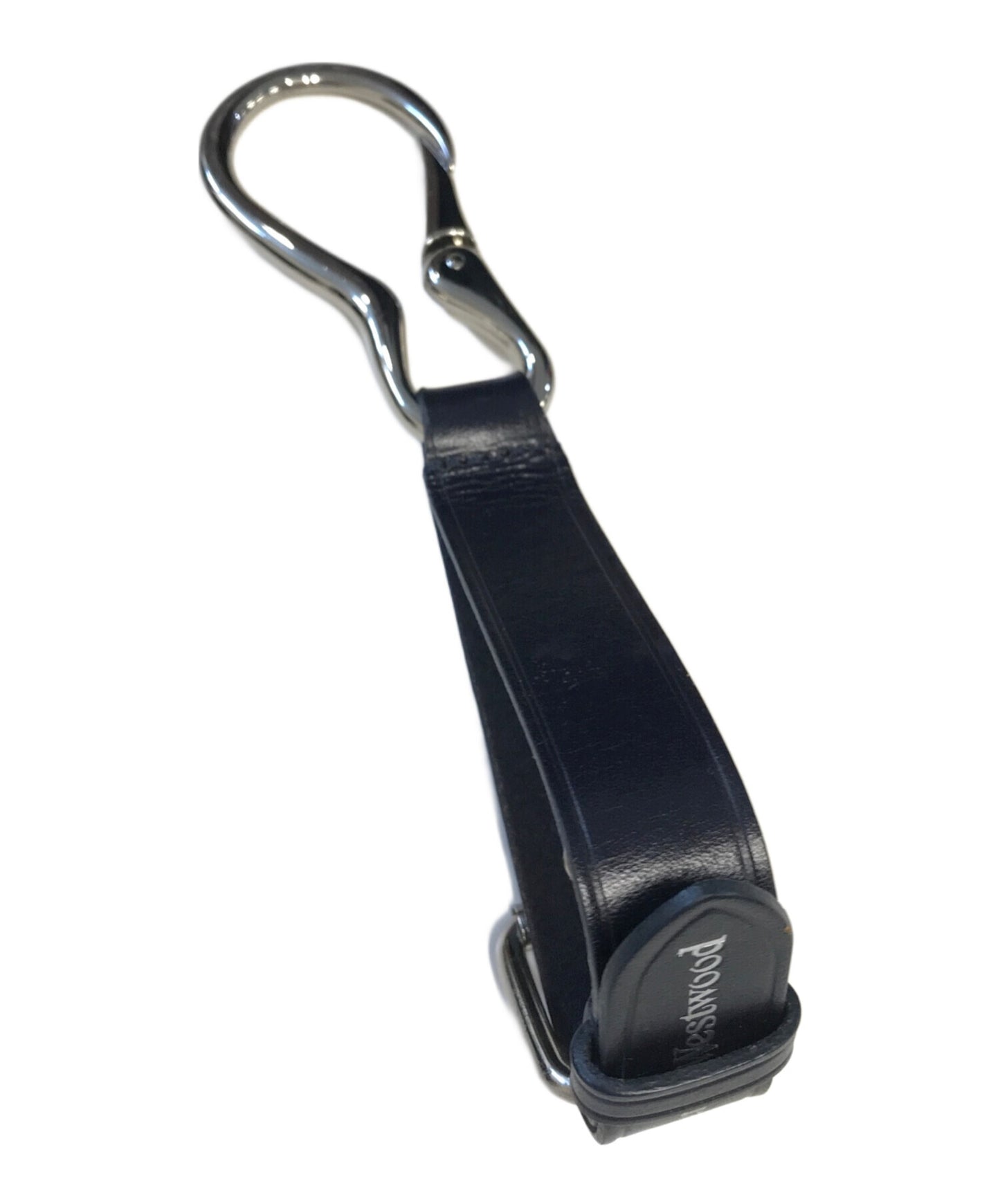 [Pre-owned] Vivienne Westwood Leather belted carabiner key holder