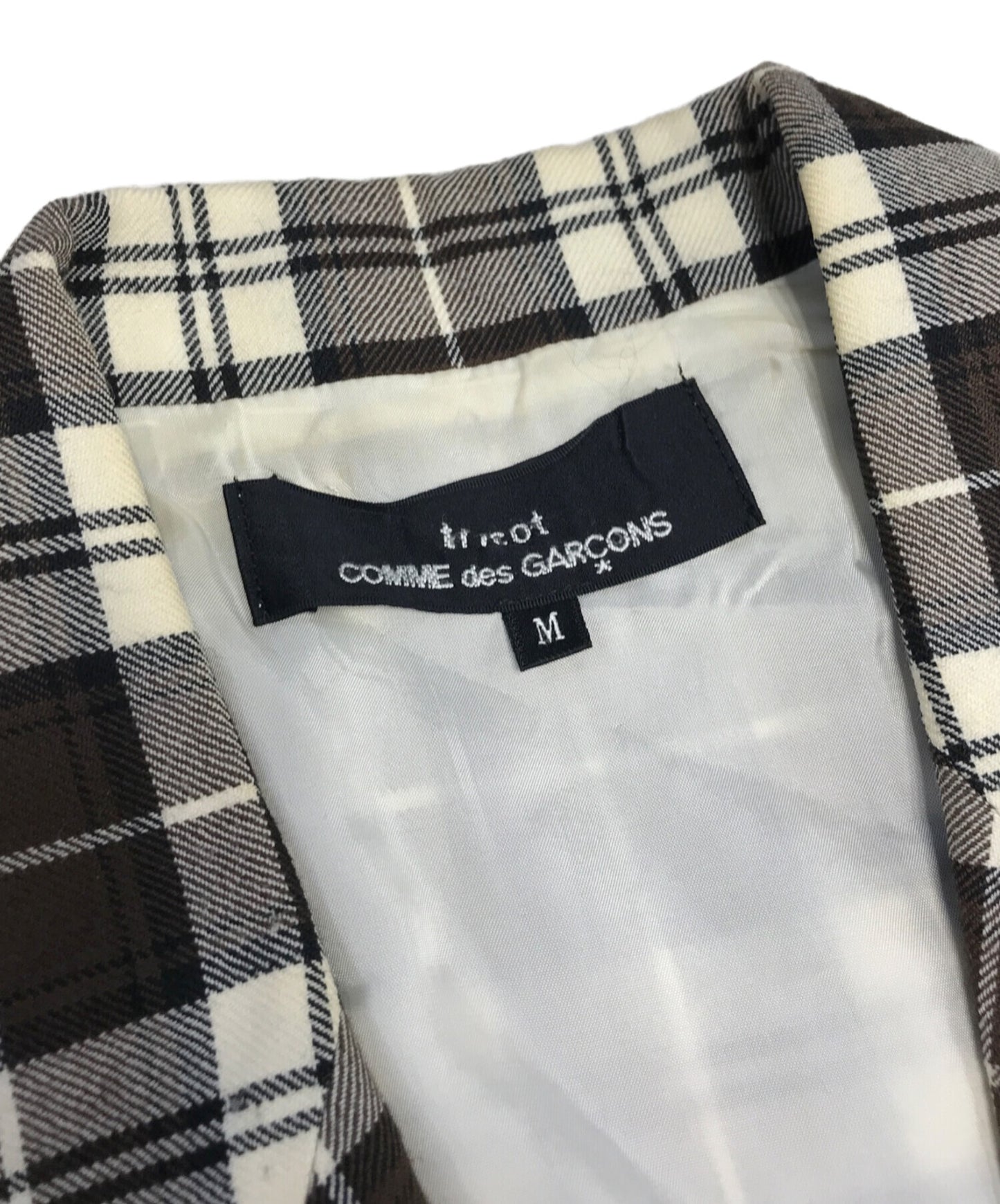 [Pre-owned] tricot COMME des GARCONS Plaid N/S Pleated Dress
