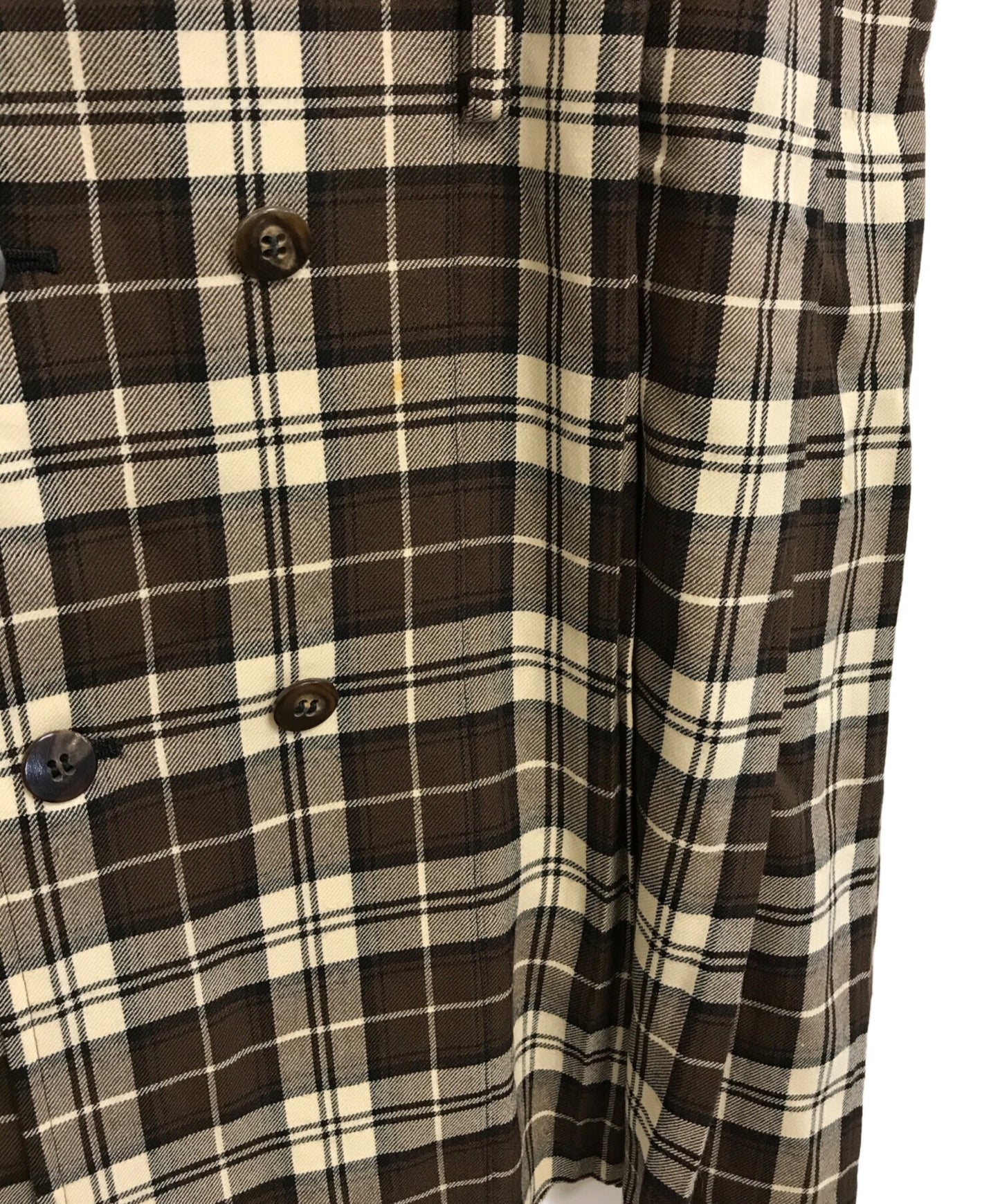 [Pre-owned] tricot COMME des GARCONS Plaid N/S Pleated Dress