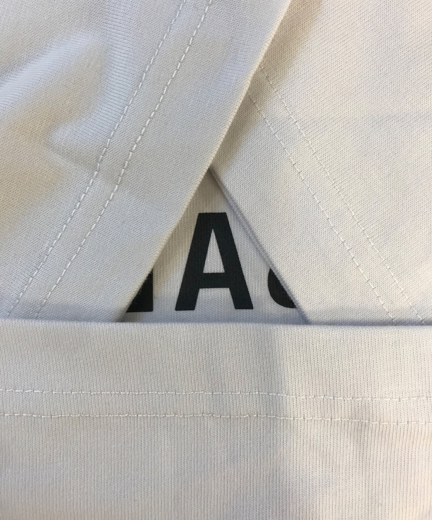 [Pre-owned] BALENCIAGA Mirror Logo Print T-Shirt vl03 764235 tnvr2 9784