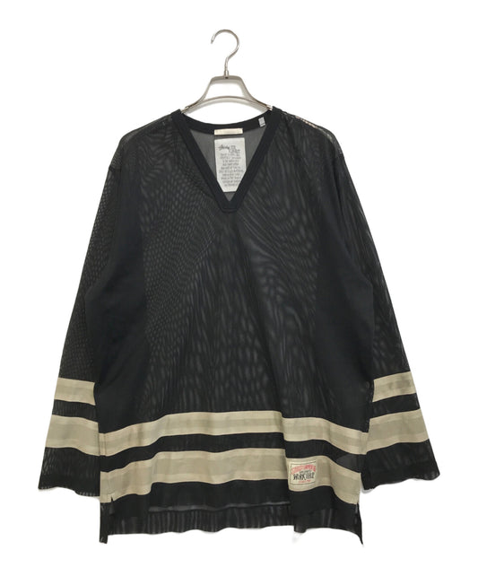 [Pre-owned] stussy WORK SHOP HOCKEY JERSEY WS4226HB