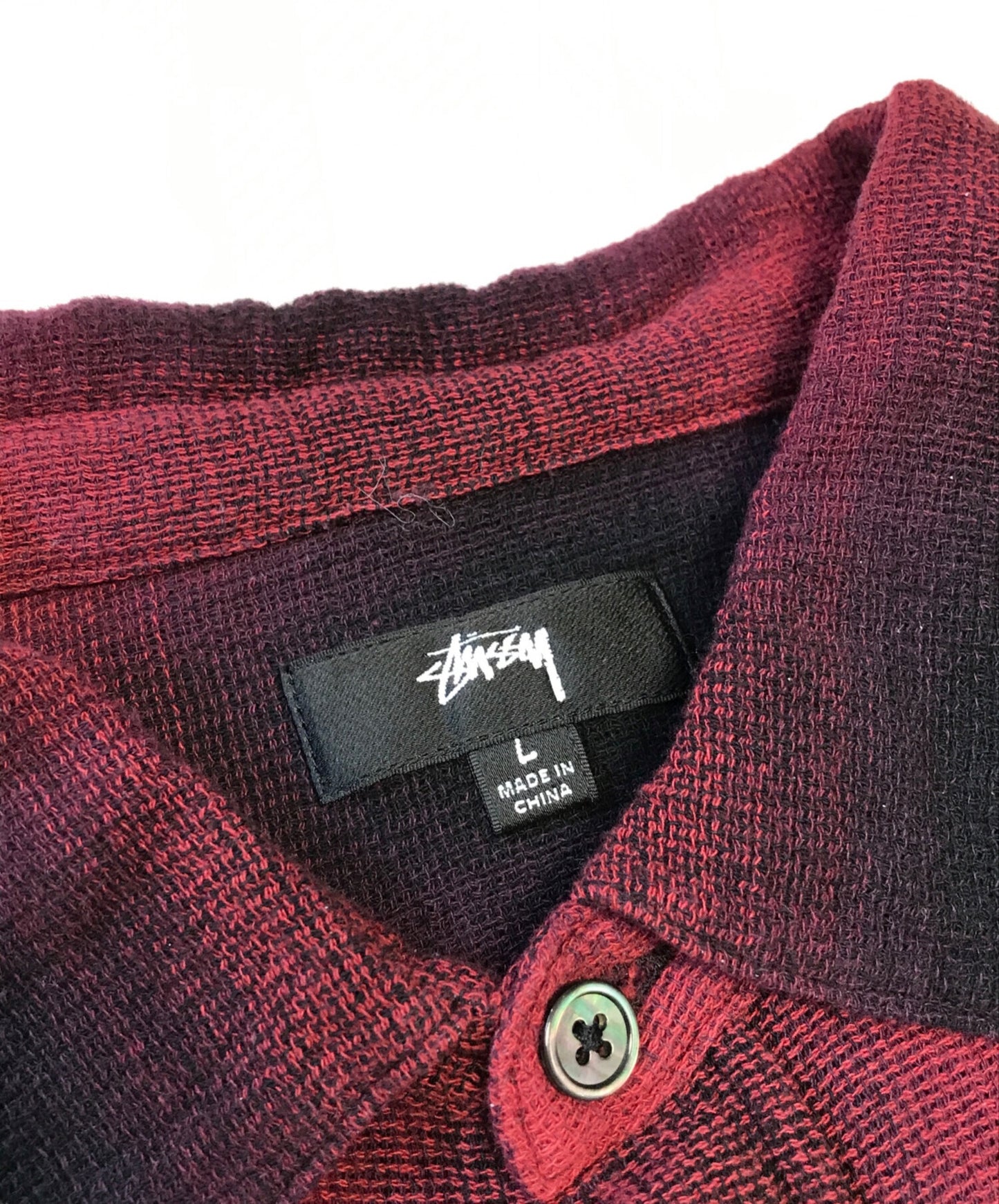 [Pre-owned] stussy checked shirt 1110360