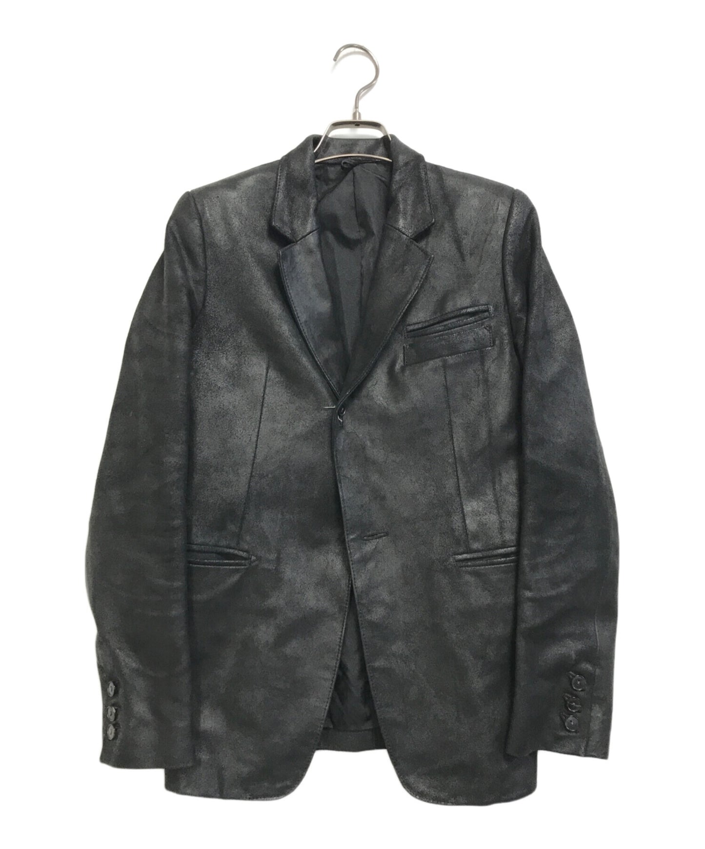 [Pre-owned] NUMBER (N)INE 90's Leather Tailored Jacket