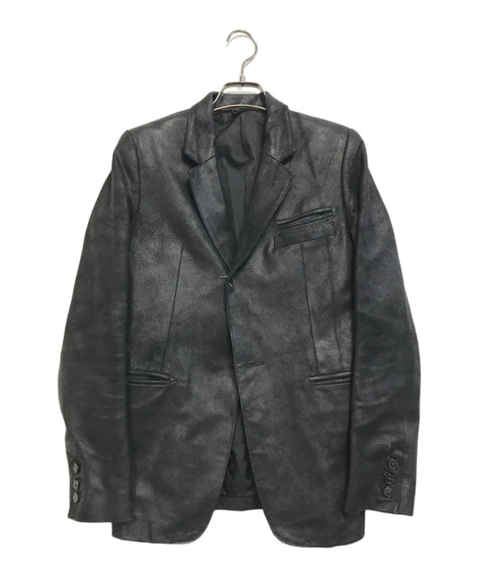 [Pre-owned] NUMBER (N)INE 90's Leather Tailored Jacket