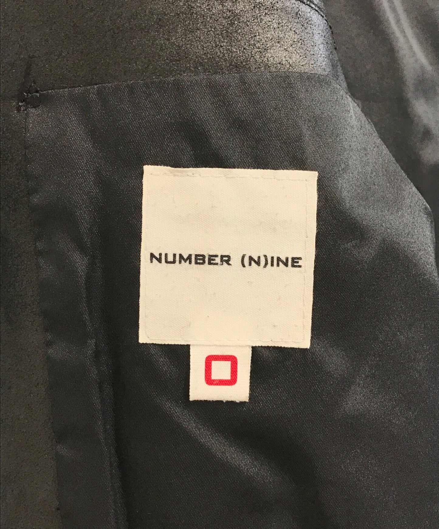 [Pre-owned] NUMBER (N)INE 90's Leather Tailored Jacket