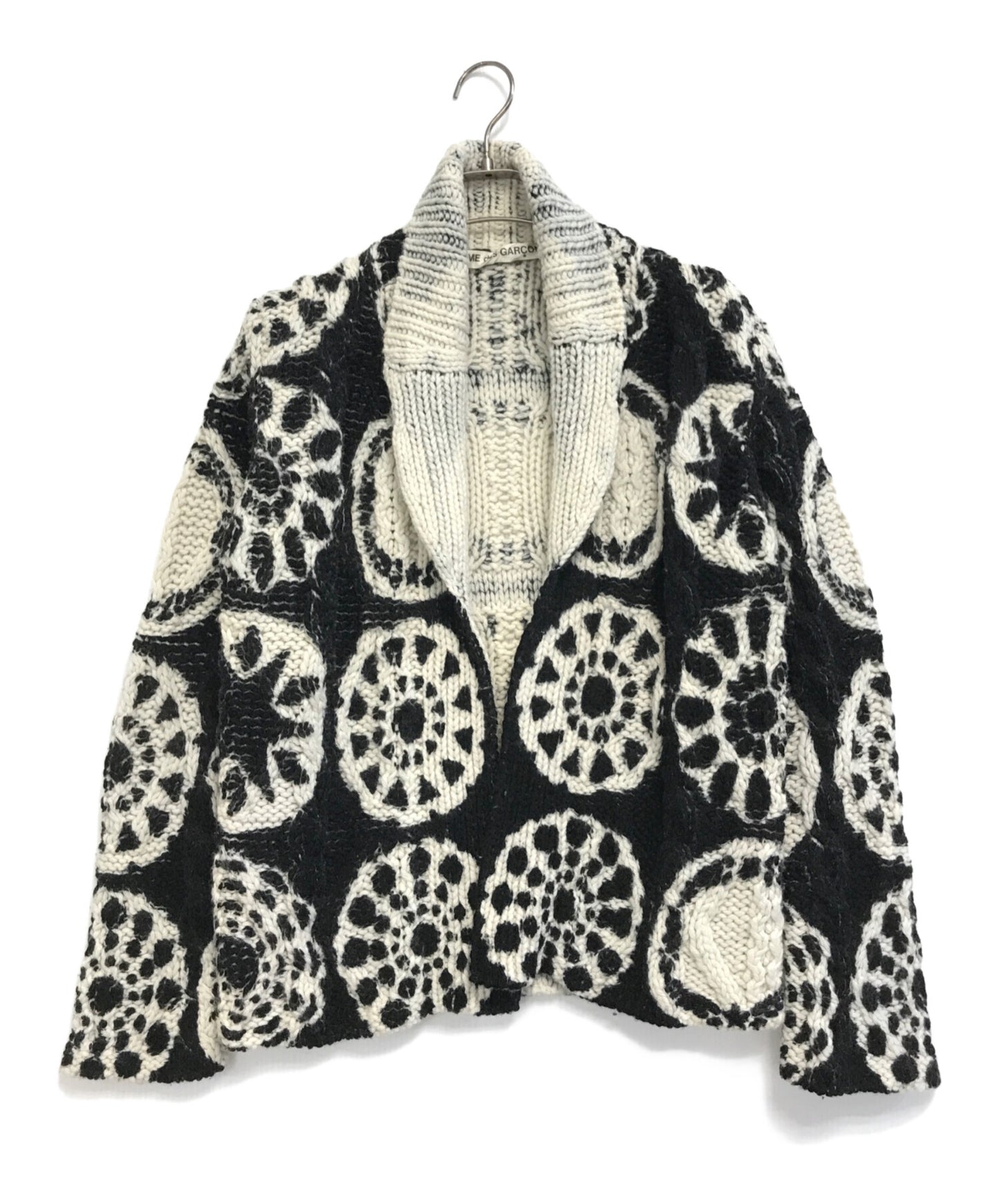 [Pre-owned] COMME des GARCONS Hand-knit shawl collar cardigan GC-N040