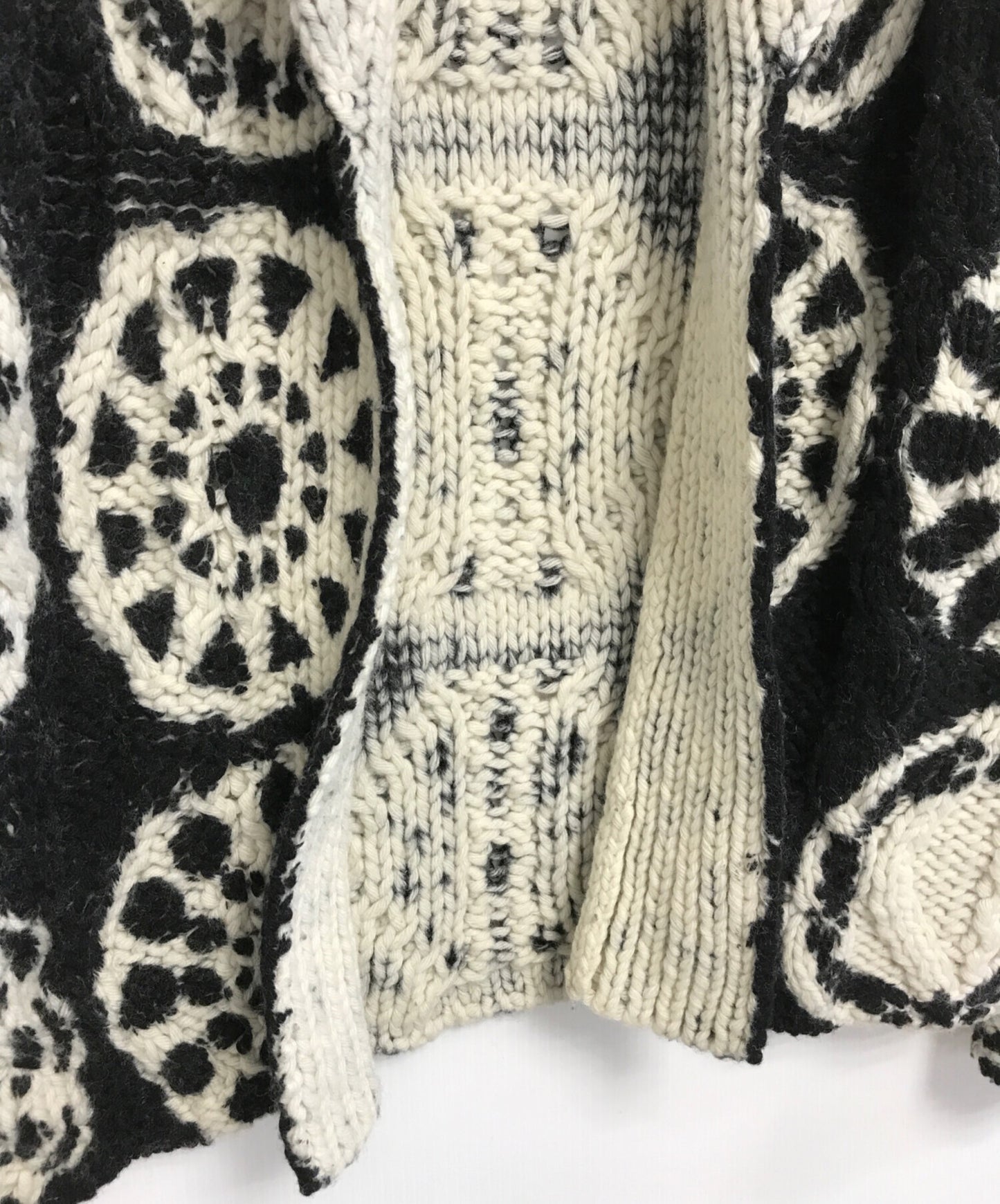 [Pre-owned] COMME des GARCONS Hand-knit shawl collar cardigan GC-N040