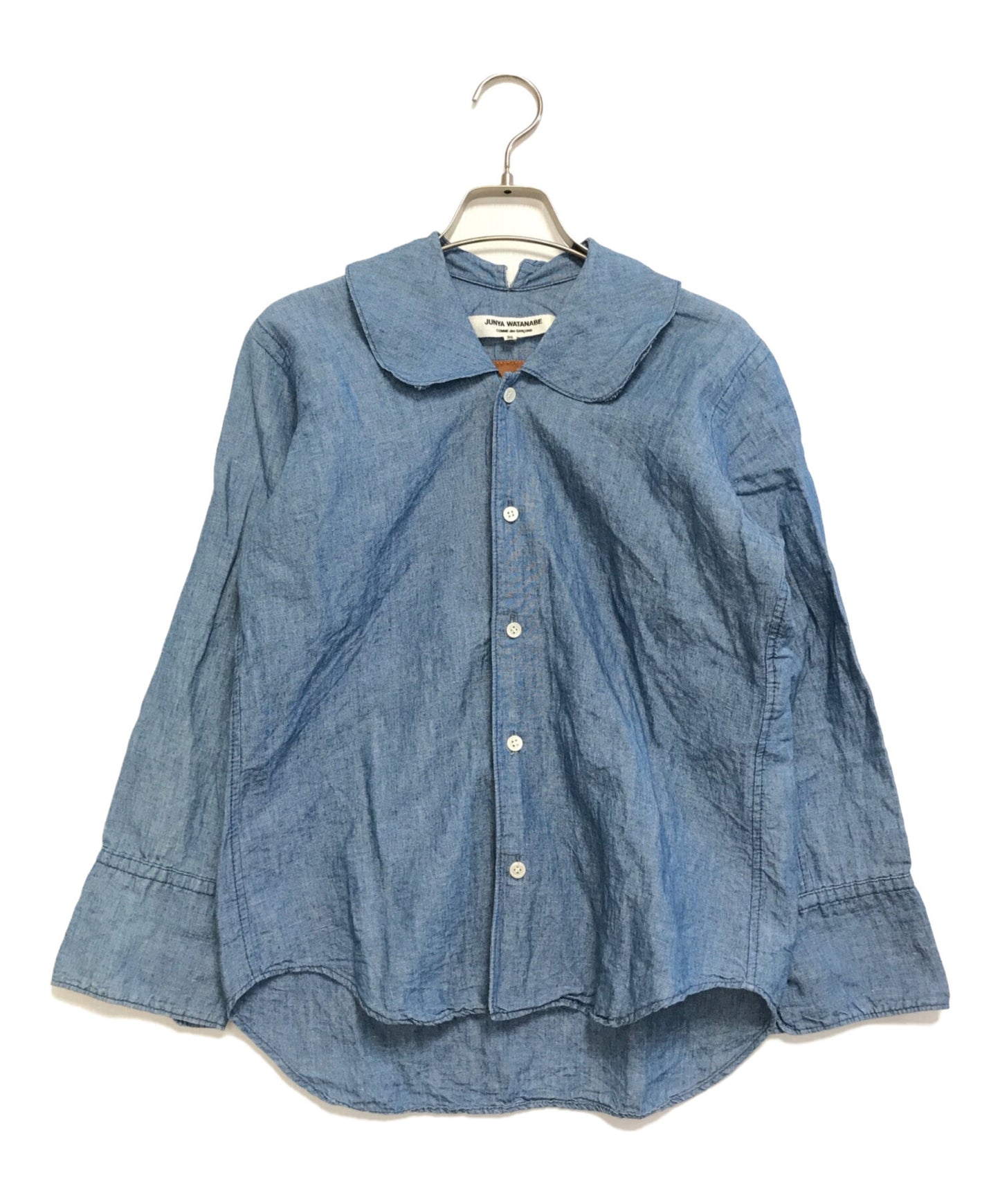 [Pre-owned] JUNYA WATANABE COMME des GARCONS Round Collar Chambray Blouse JS-B02