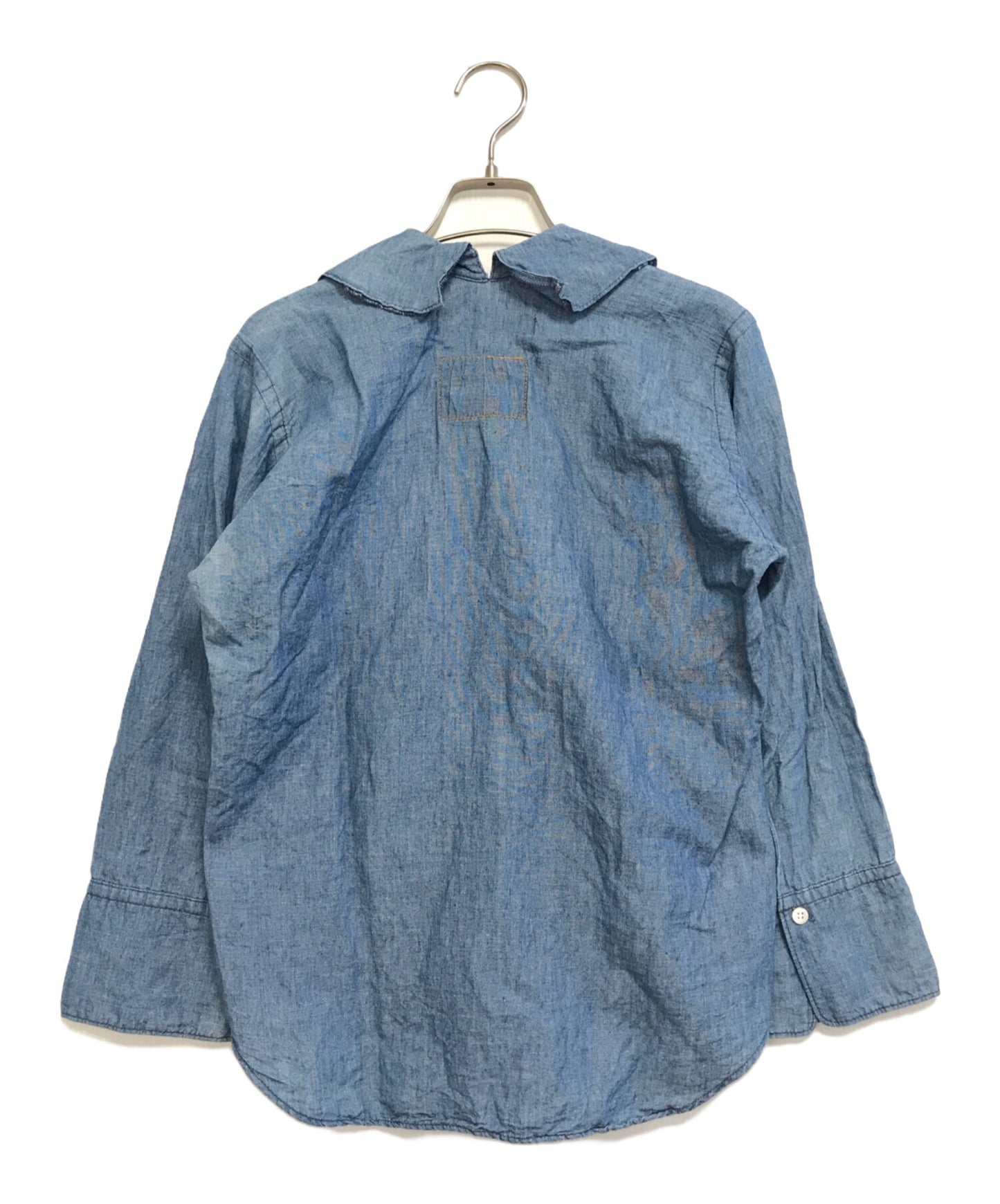 [Pre-owned] JUNYA WATANABE COMME des GARCONS Round Collar Chambray Blouse JS-B02