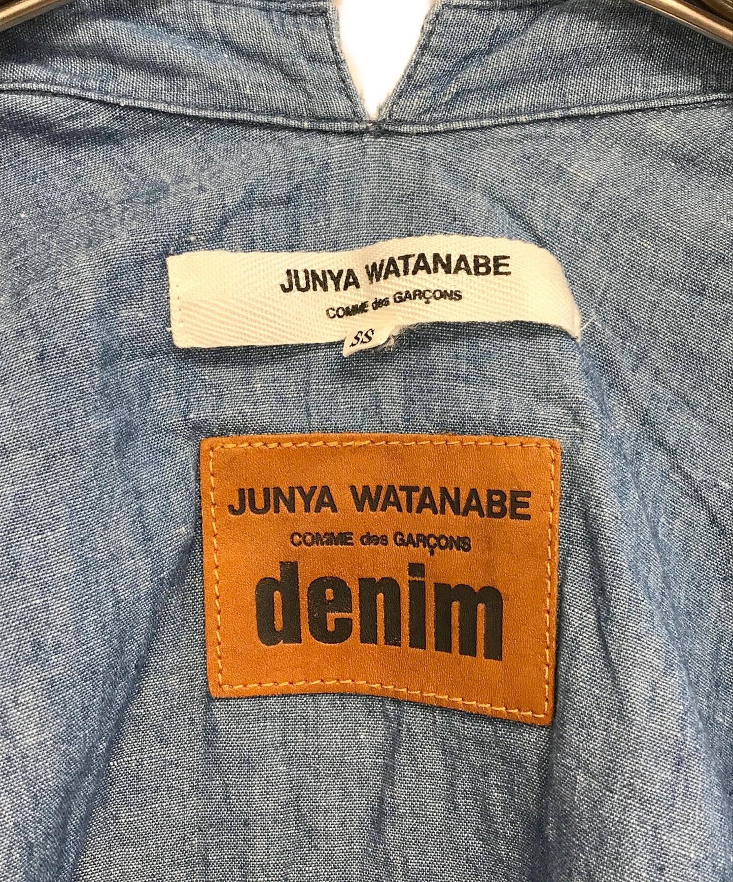 [Pre-owned] JUNYA WATANABE COMME des GARCONS Round Collar Chambray Blouse JS-B02