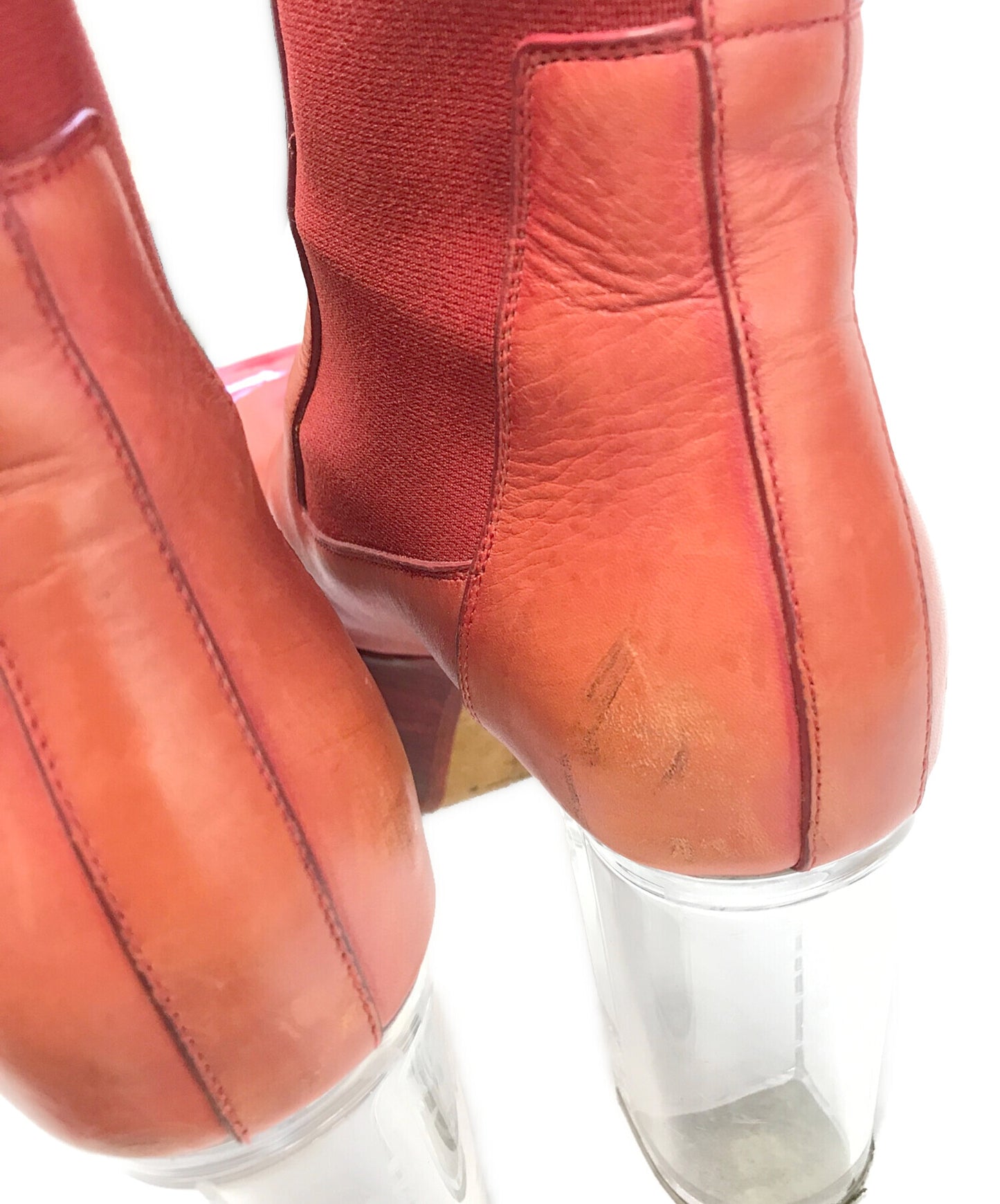 [Pre-owned] RICK OWENS Grill Kissing Boots RU01B1825