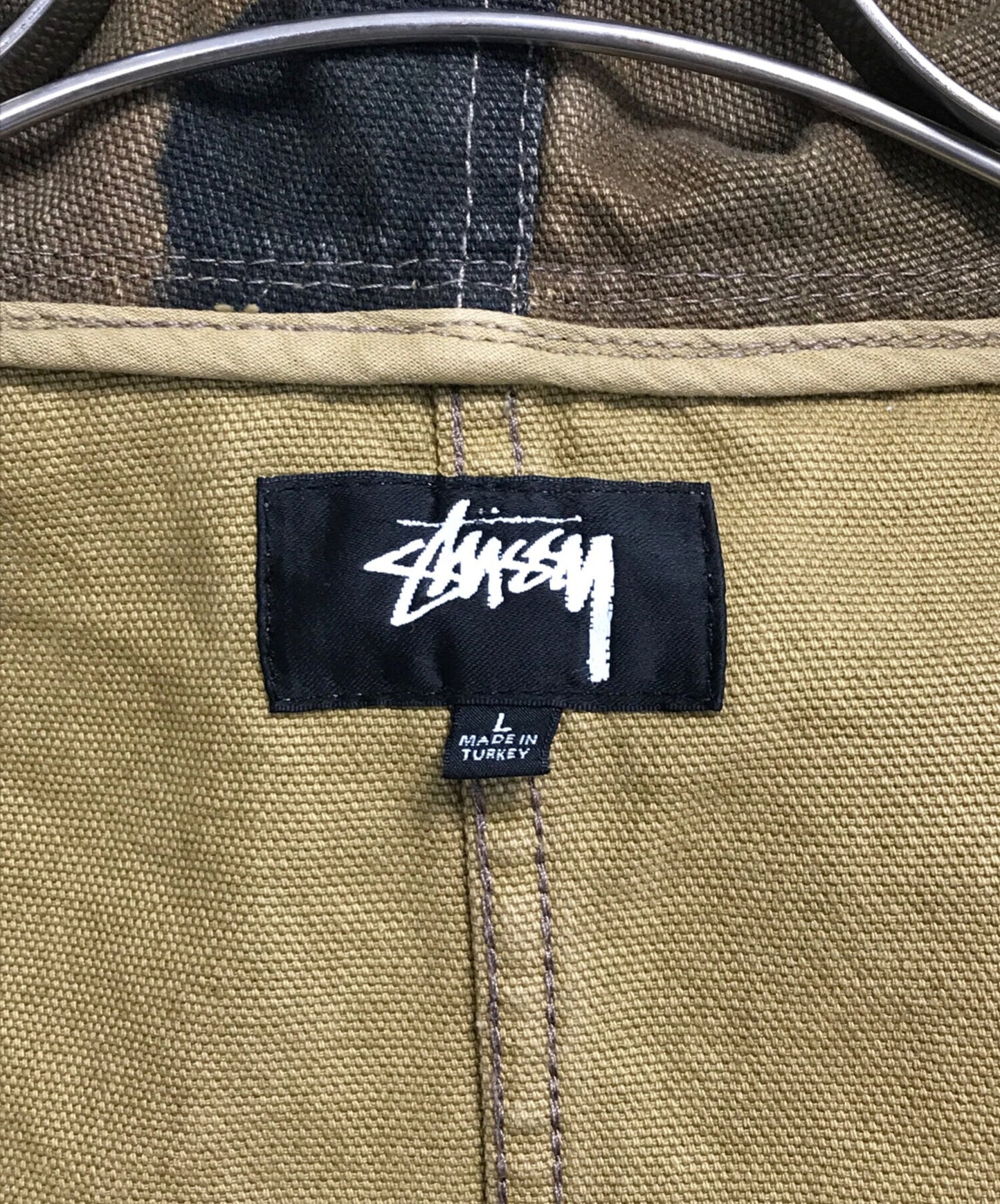 [Pre-owned] stussy FLORAL DYE WORK JACKET