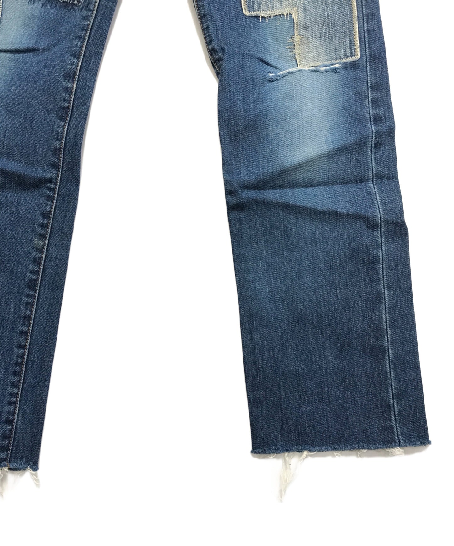 [Pre-owned] Hysteric Glamour patchwork denim pants 24P-360