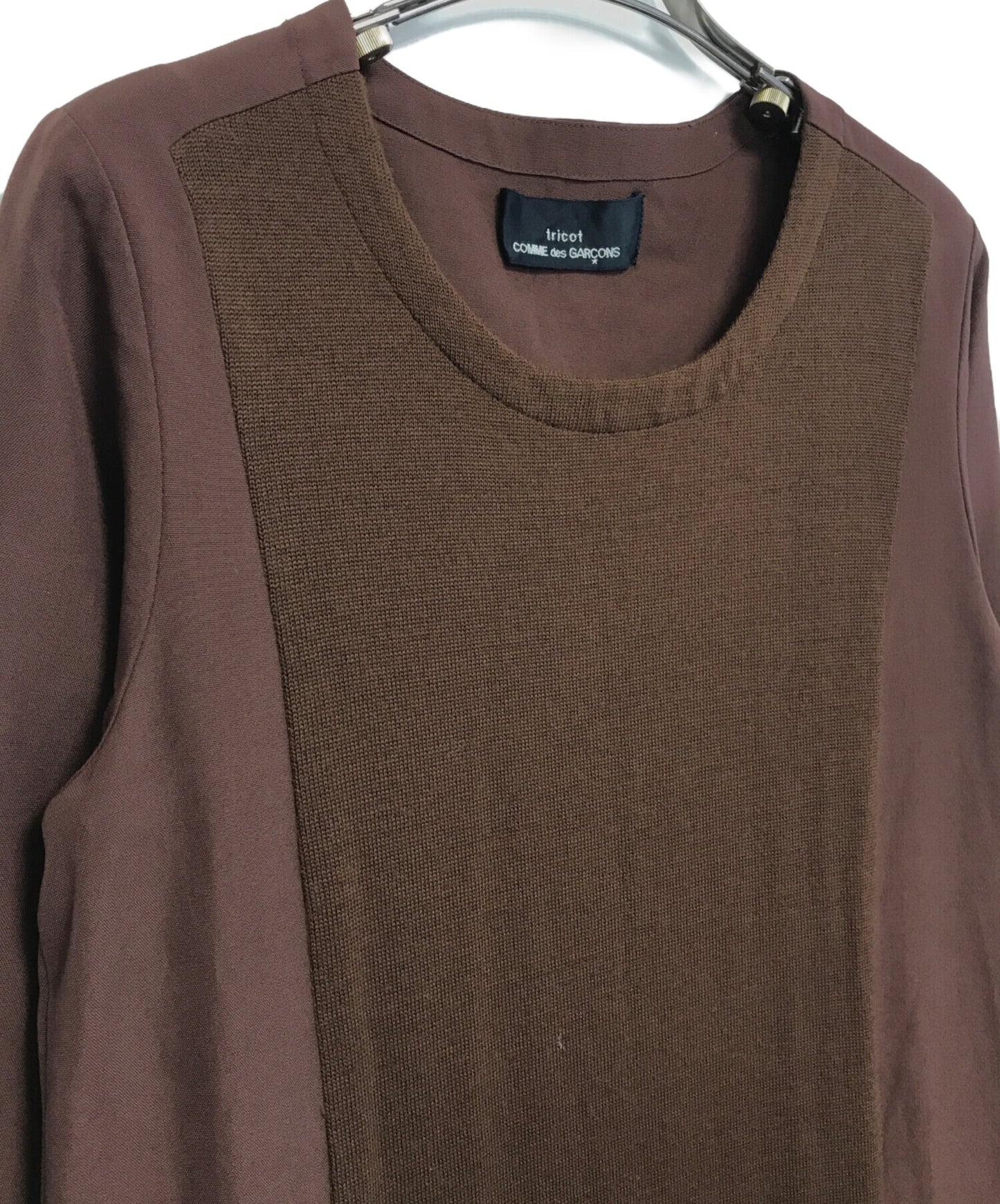 [Pre-owned] tricot COMME des GARCONS Front-Switched Wool Dress TO-040390