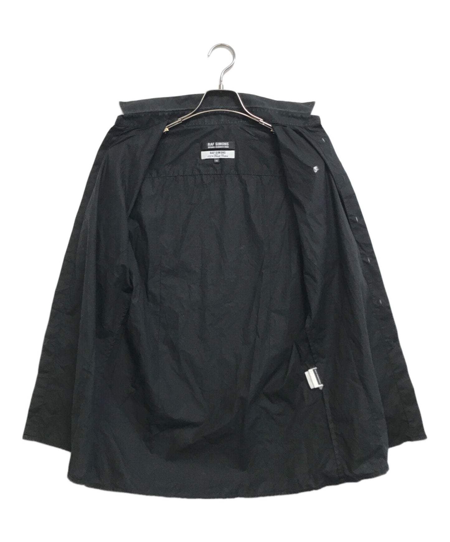 [Pre-owned] RAF SIMONS Short-sleeved shirt with embroidered logo on chest