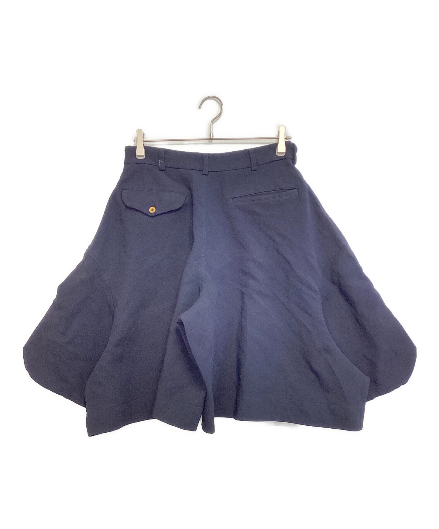 [Pre-owned] COMME des GARCONS Poly-crepe cropped culotte pants GN-P018