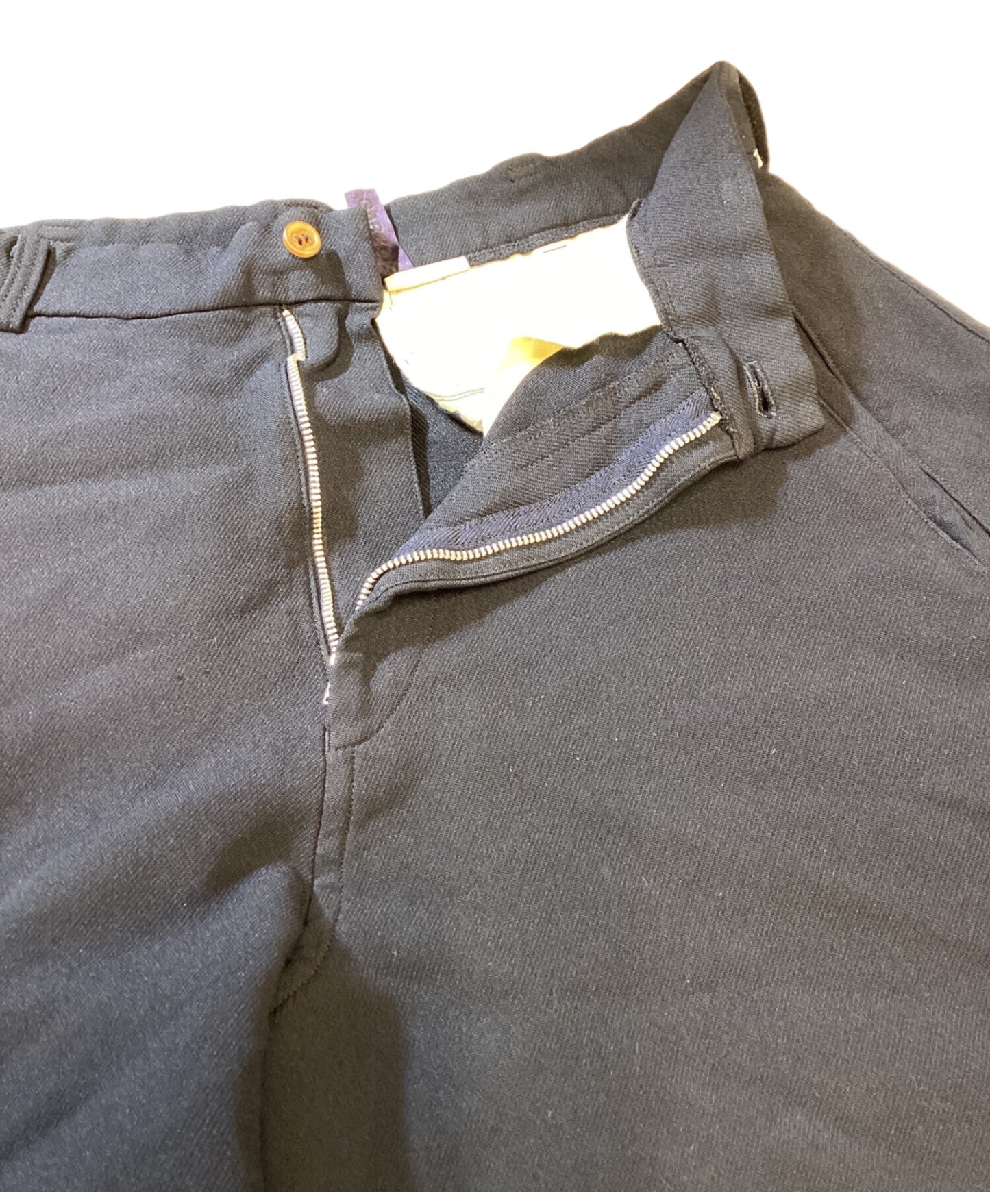 [Pre-owned] COMME des GARCONS Poly-crepe cropped culotte pants GN-P018