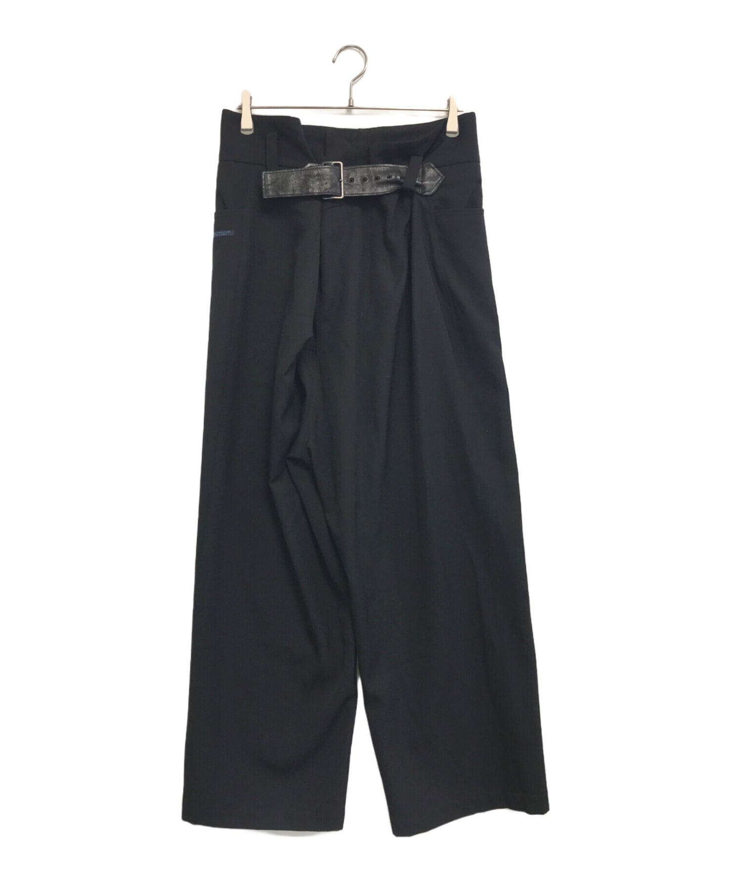 [Pre-owned] REGULATION Yohji Yamamoto Wide pants with leather belt FL-P54-100