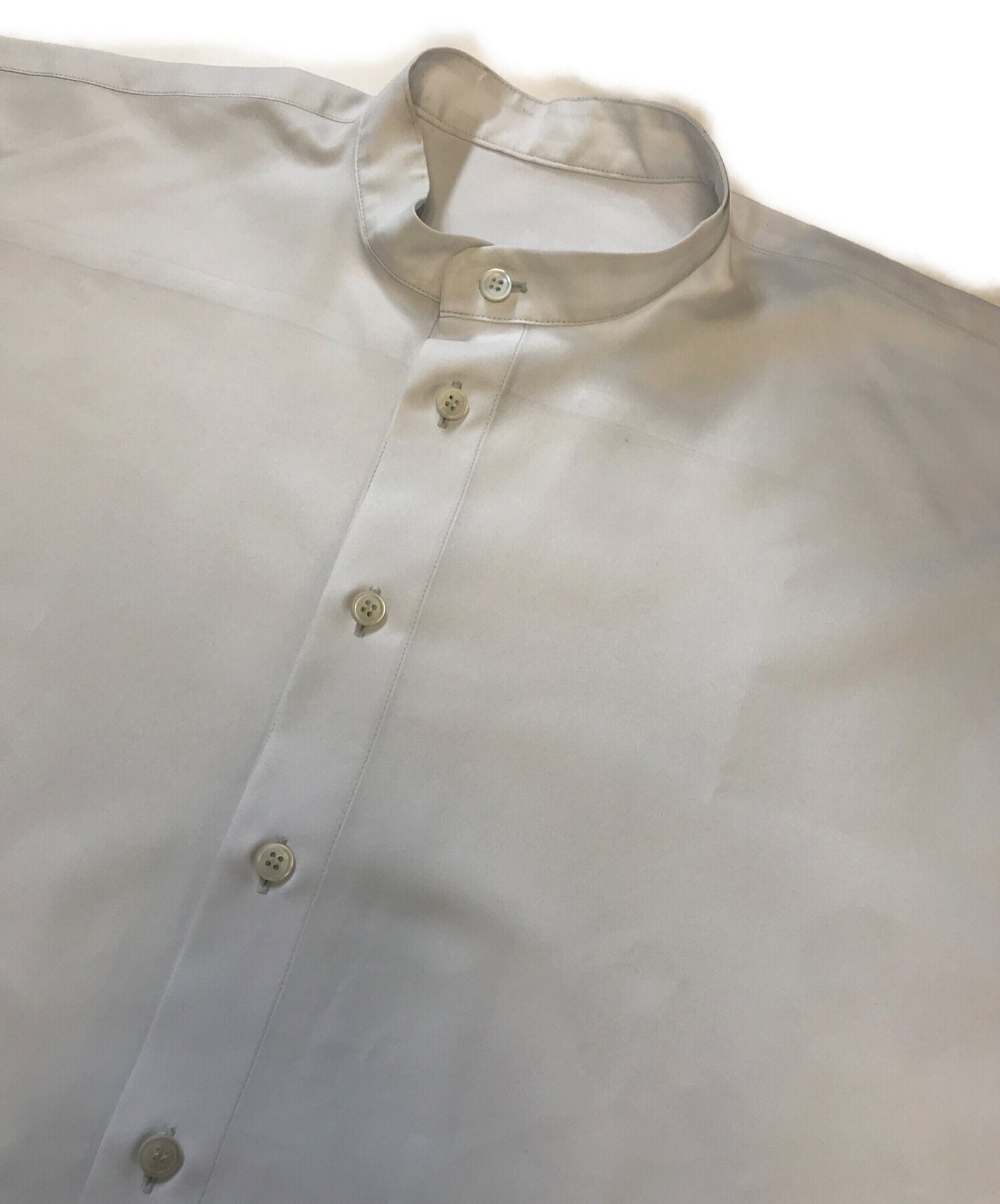 [Pre-owned] ISSEY MIYAKE band-collar shirt HP04FJ021