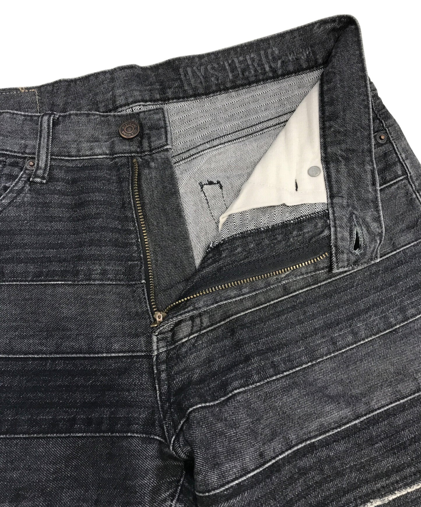 [Pre-owned] Hysteric Glamour Scratch Flare Denim 02212AP01