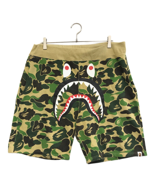 [Pre-owned] A BATHING APE Camo Shark Sweat Shorts 001SPH701001M