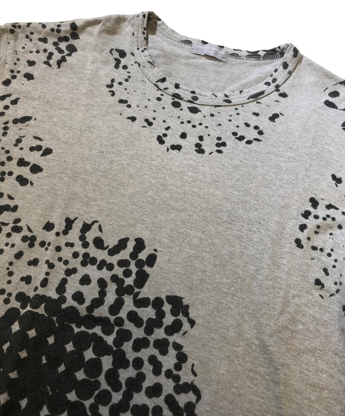 [Pre-owned] COMME des GARCONS HOMME Dot Print T-Shirt HK-T005