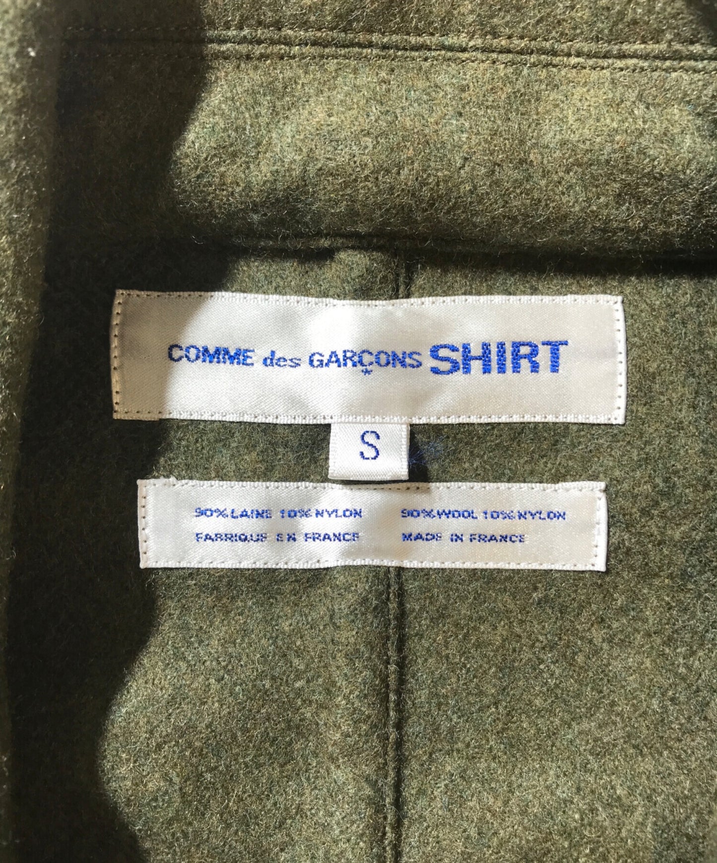 [Pre-owned] COMME des GARCONS SHIRT wool jacket