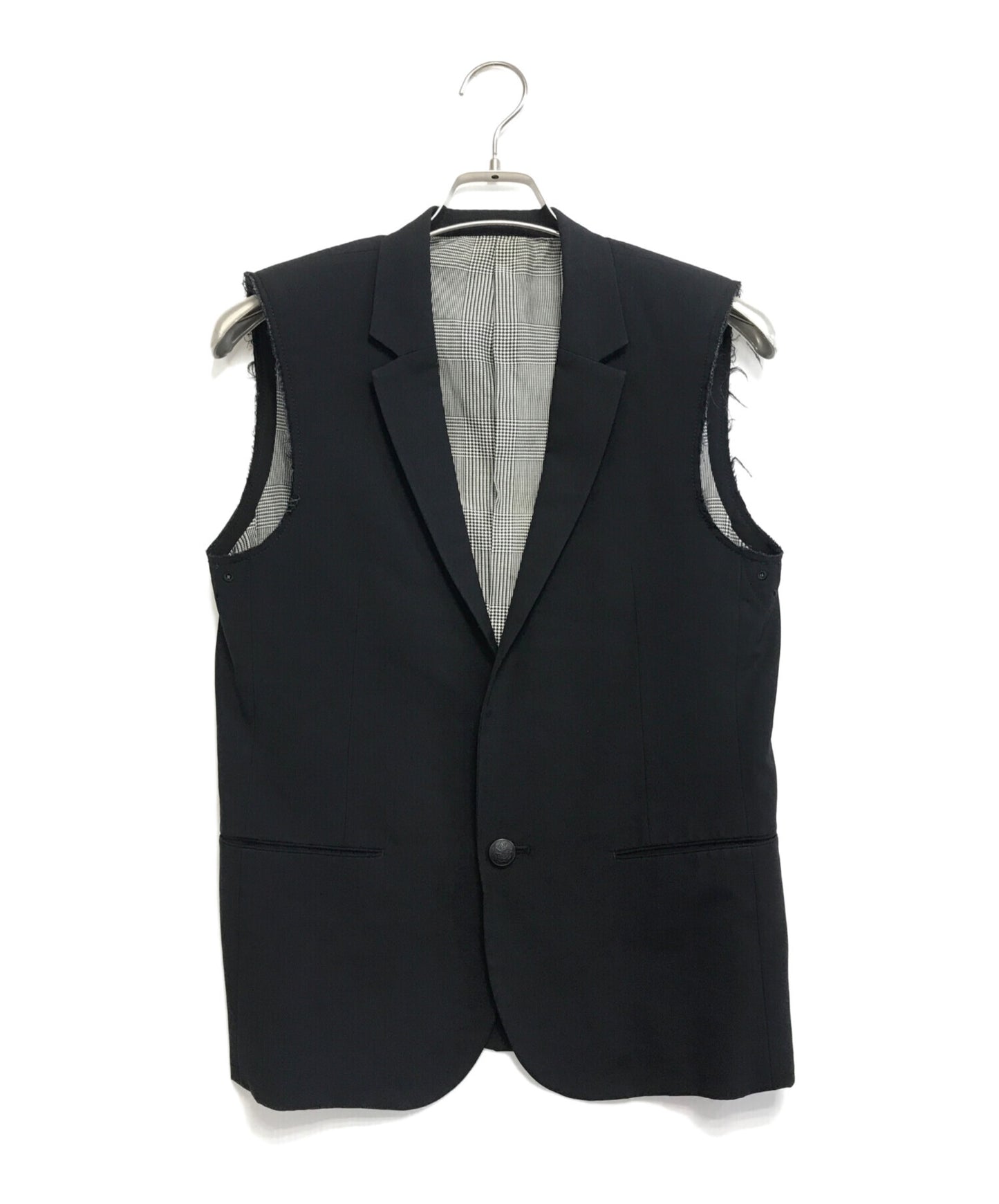 [Pre-owned] NUMBER (N)INE Cutoff Wool Gilet