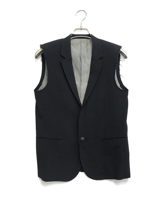 [Pre-owned] NUMBER (N)INE Cutoff Wool Gilet