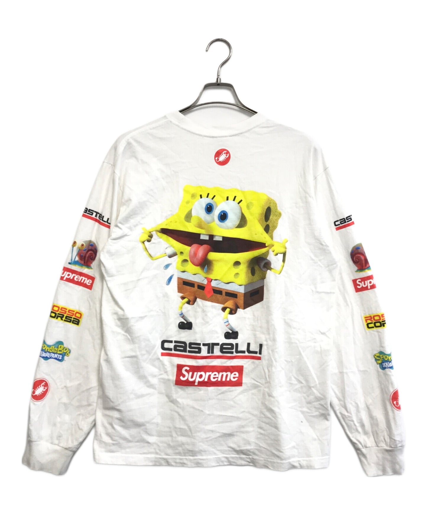 [Pre-owned] SUPREME SquarePants Castelli Racing L/S Tee