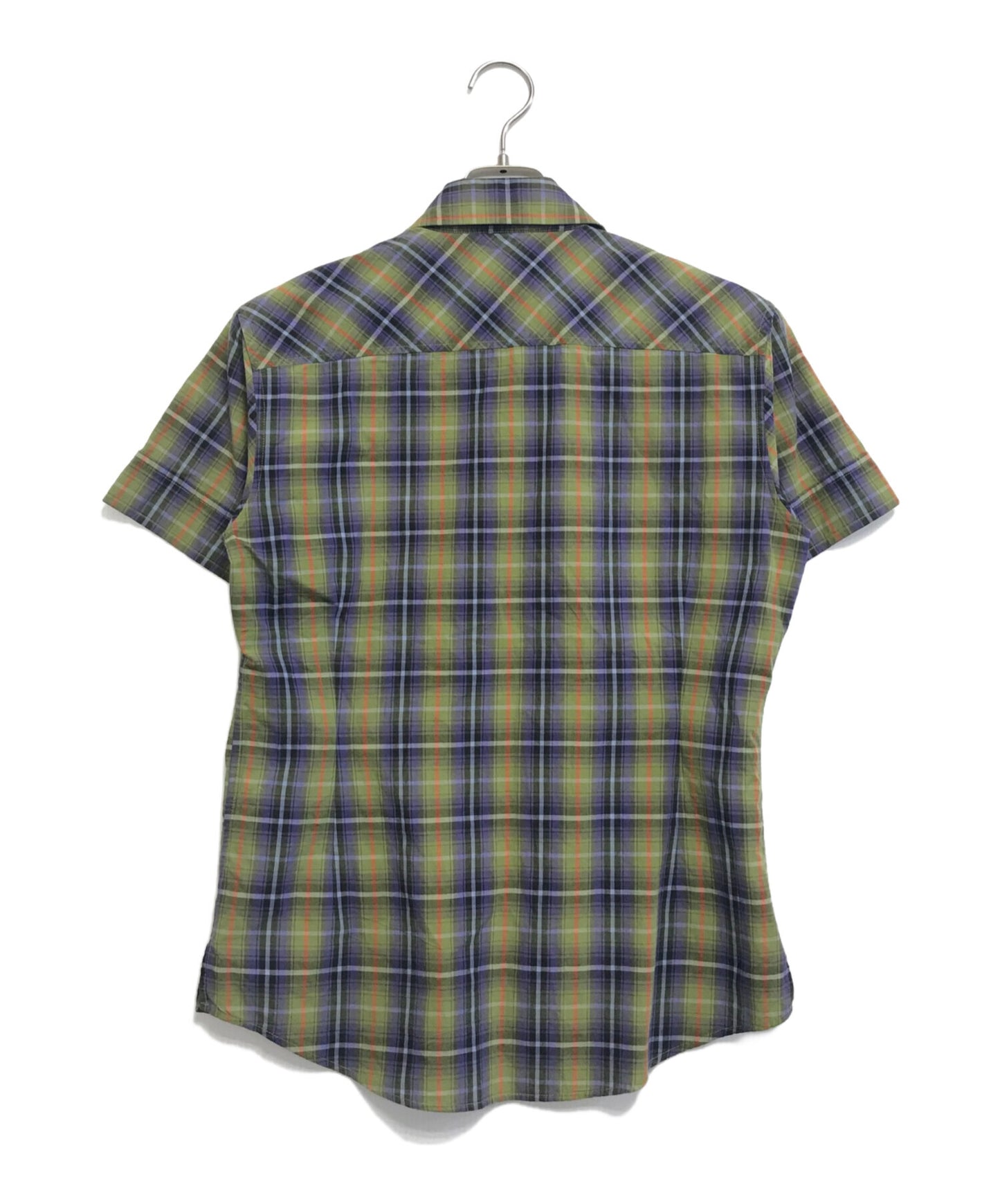 [Pre-owned] Vivienne Westwood man Skull Orb Asymmetrical Short-Sleeved Shirt