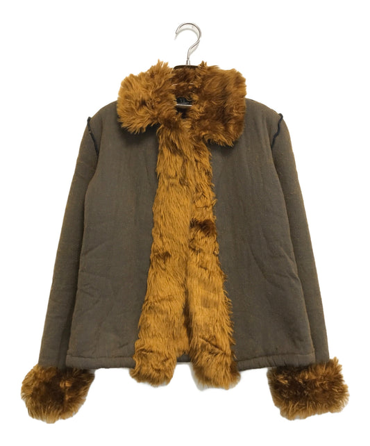 [Pre-owned] Y's fur jacket with fur lining YS-J15-912