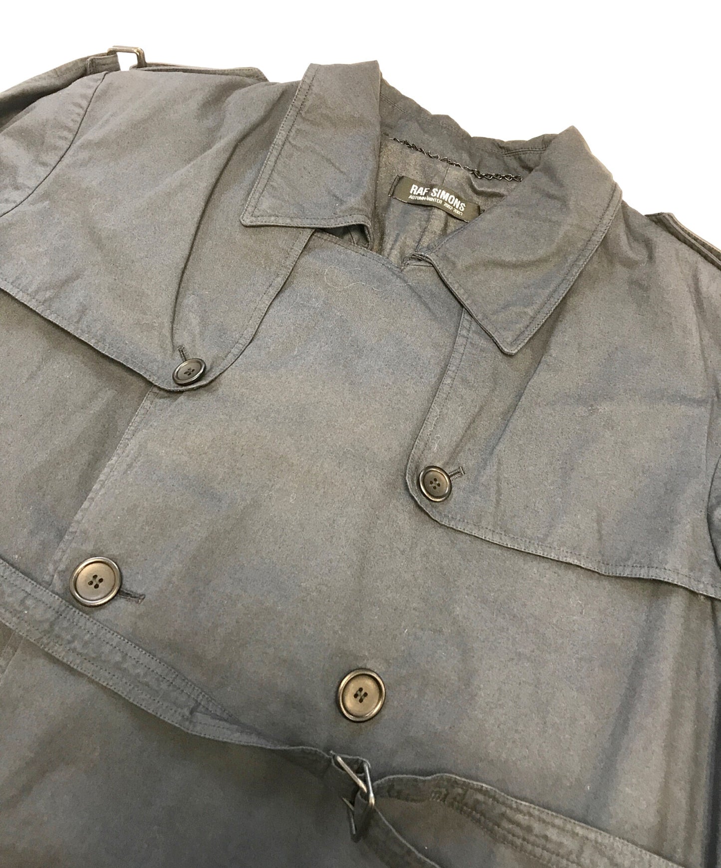 [Pre-owned] RAF SIMONS Oiled Trench Coat
