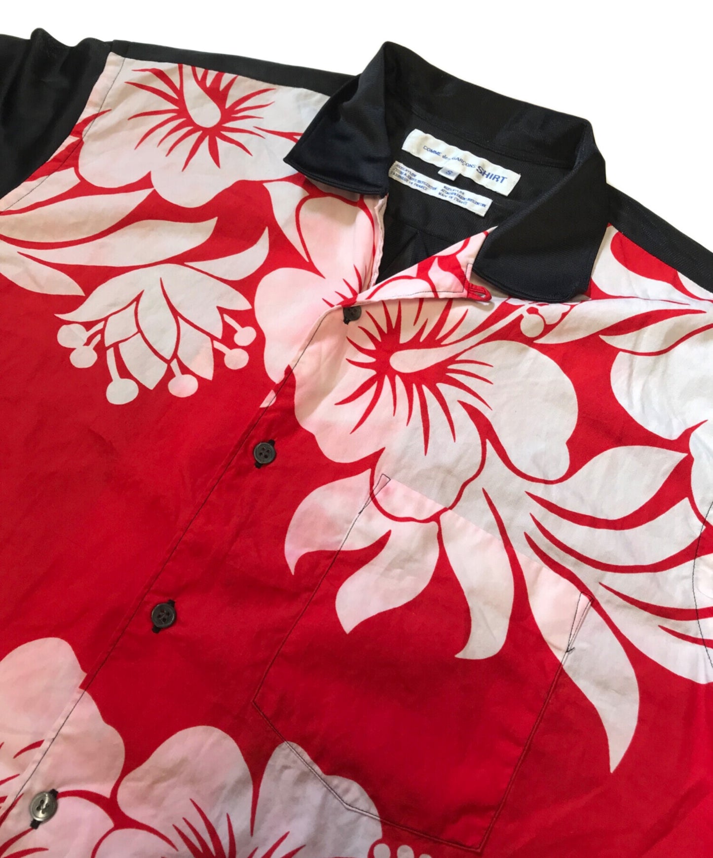 [Pre-owned] COMME des GARCONS SHIRT quilted aloha shirt W10147
