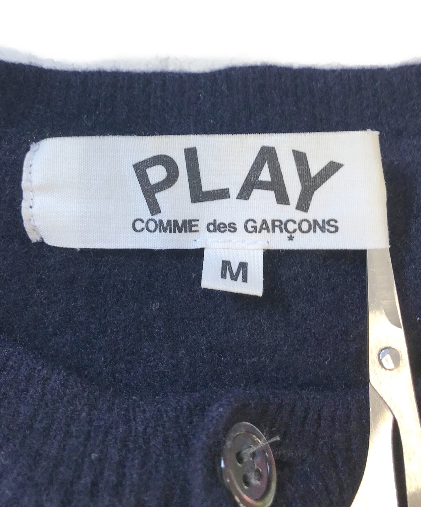 [Pre-owned] PLAY COMME des GARCONS Heart Patch Cardigan AZ-N057