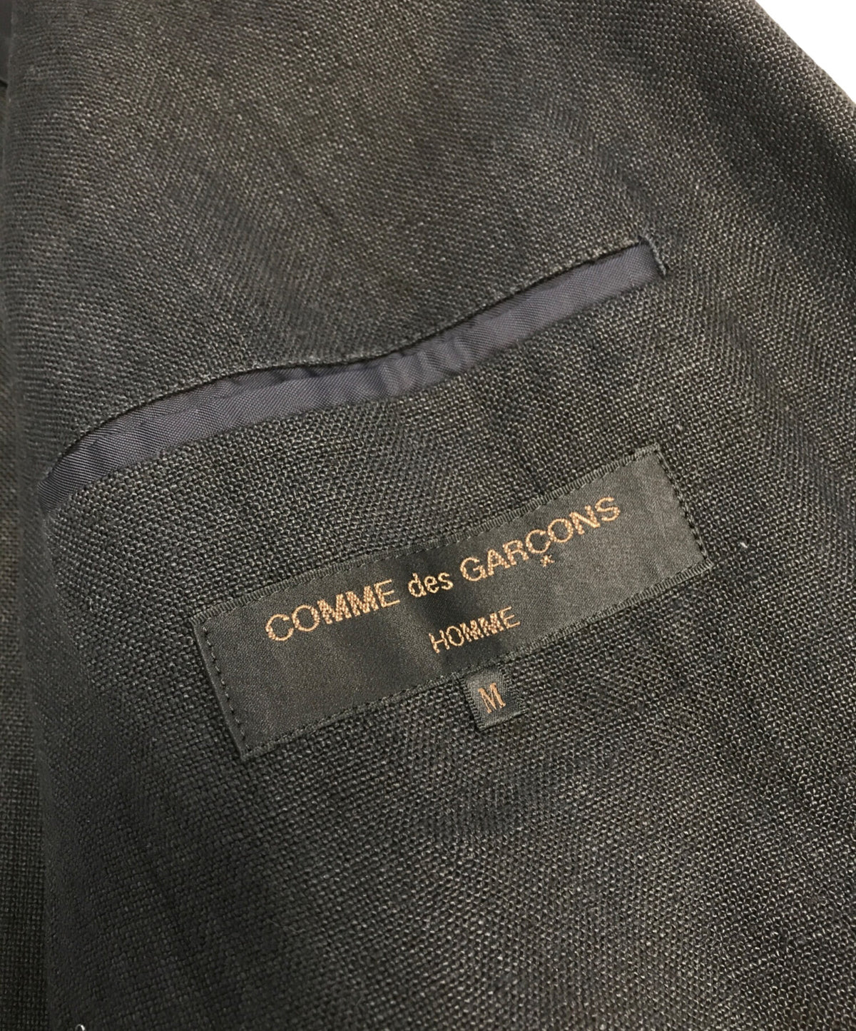 [Pre-owned] COMME des GARCONS HOMME 2B Linen Tailored Jacket HJ-11024M