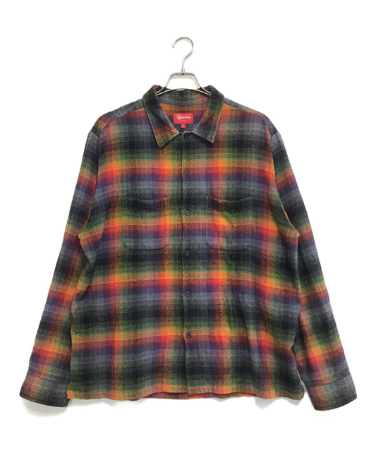 [Pre-owned] SUPREME Plaid Flannel Shirt