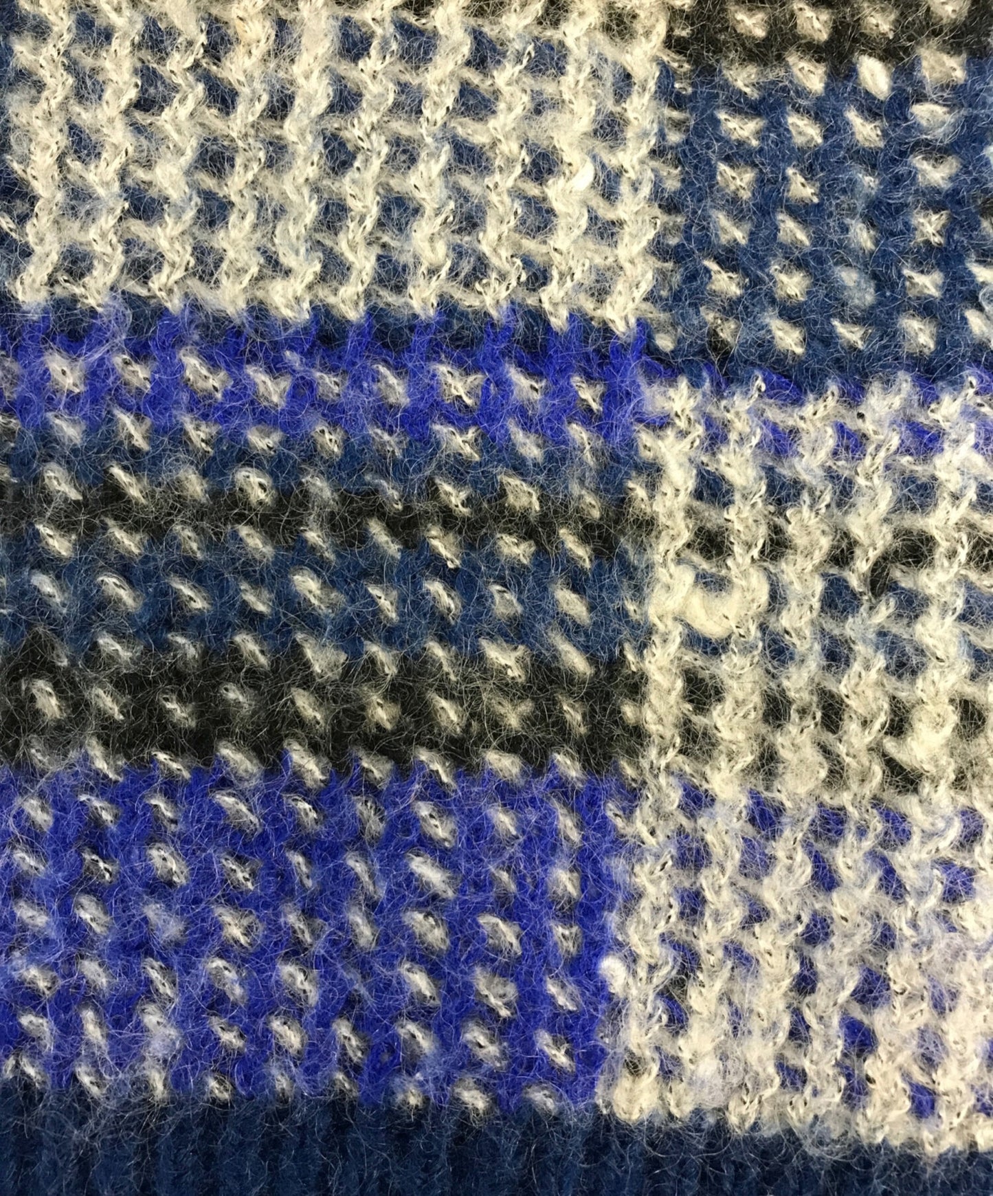 [Pre-owned] ISSEY MIYAKE MEN Block Check High Neck Knit