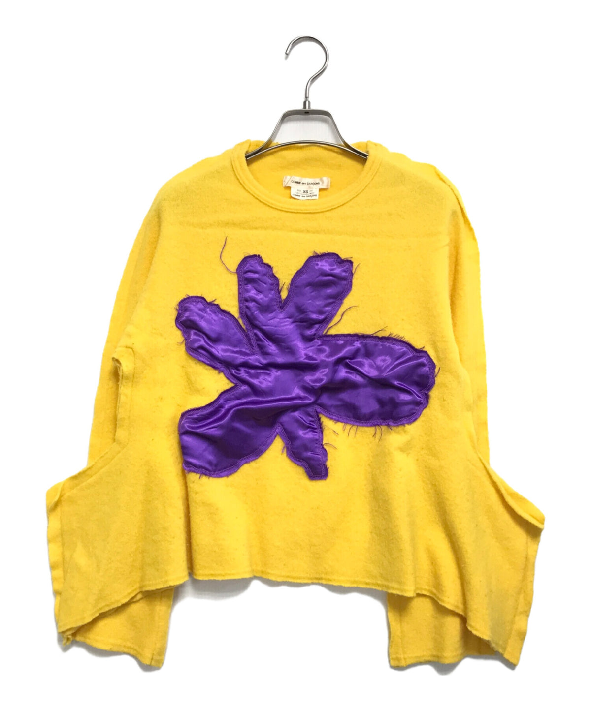 [Pre-owned] COMME des GARCONS Flower Embroidery Shaped Knit GJ-T041