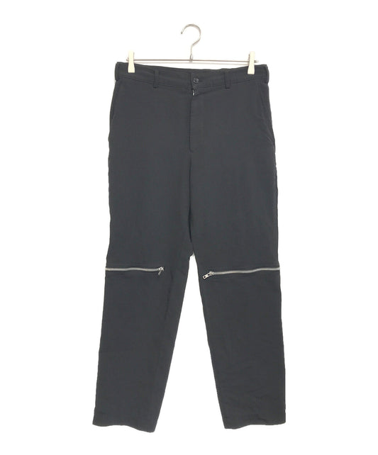 [Pre-owned] BLACK COMME des GARCONS Poly Shrink Zip Design Pants 1A-P068