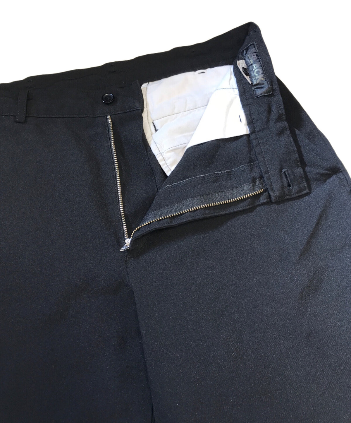 [Pre-owned] BLACK COMME des GARCONS Poly Shrink Zip Design Pants 1A-P068