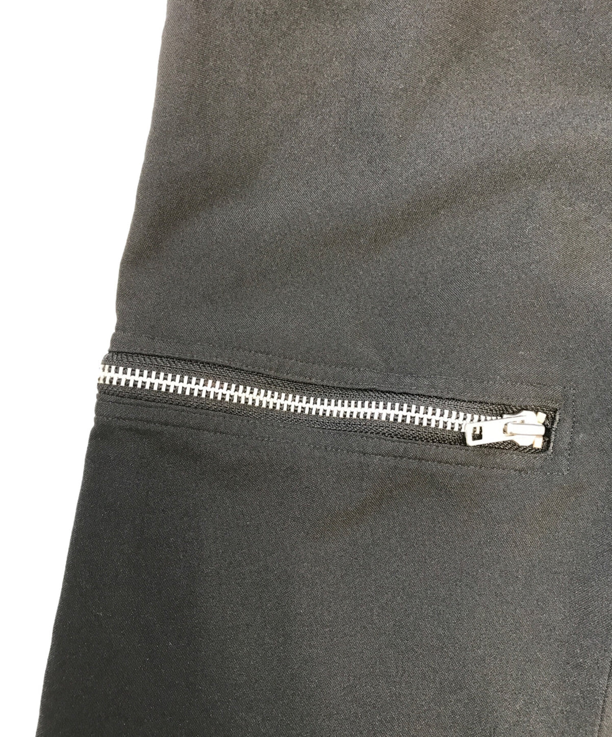 [Pre-owned] BLACK COMME des GARCONS Poly Shrink Zip Design Pants 1A-P068