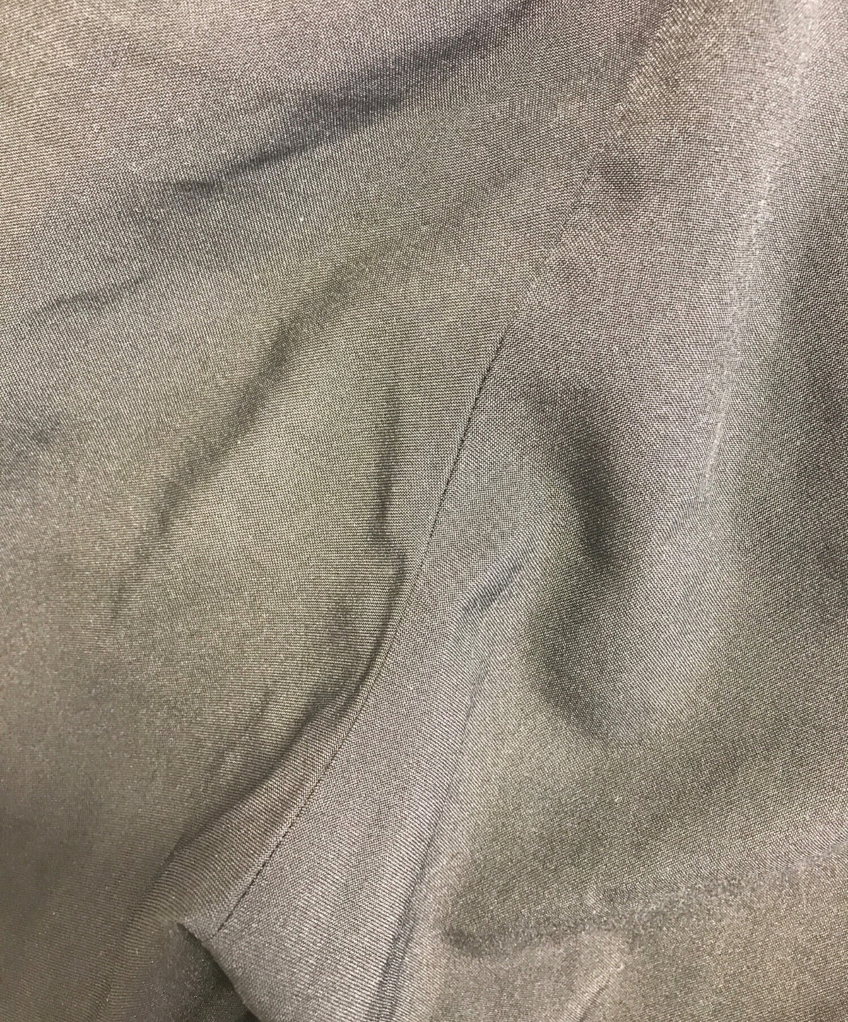 [Pre-owned] BLACK COMME des GARCONS Poly Shrink Zip Design Pants 1A-P068