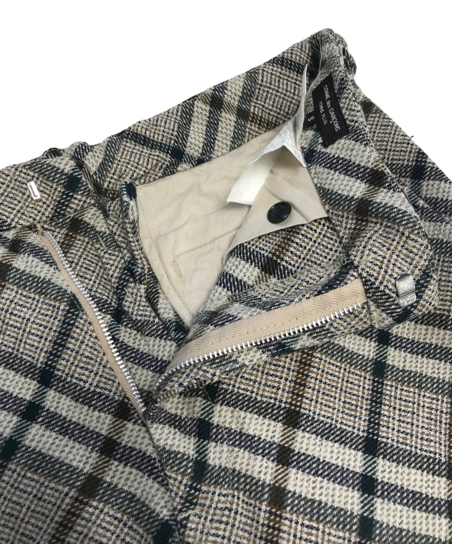 [Pre-owned] COMME des GARCONS HOMME PLUS check pants PP-04009S